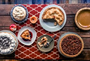 grannys pies on table